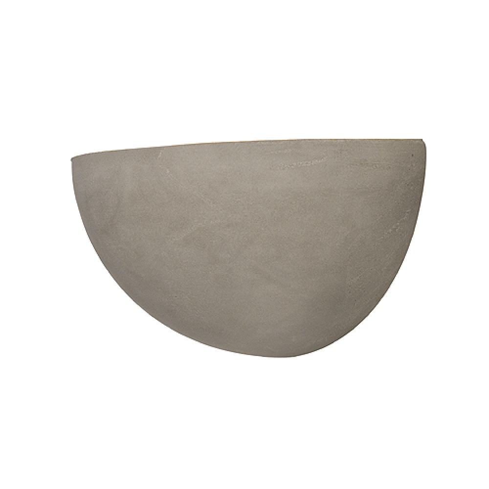 Cupped Concrete Wall Light